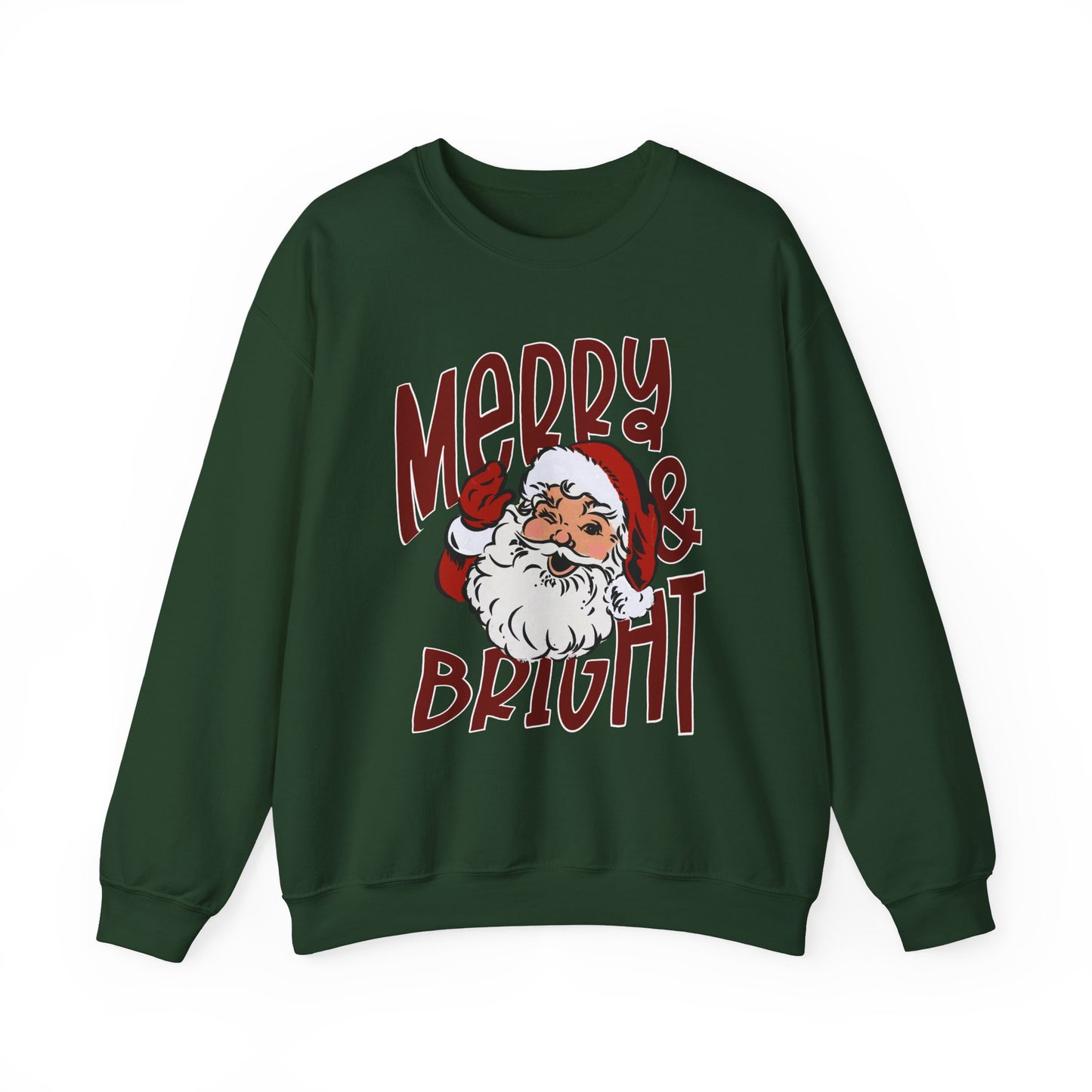 Merry & Bright Santa Crewneck