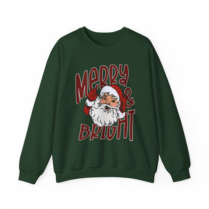 Merry & Bright Santa Crewneck