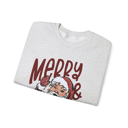 Classic Merry & Bright Santa Sweatshirt