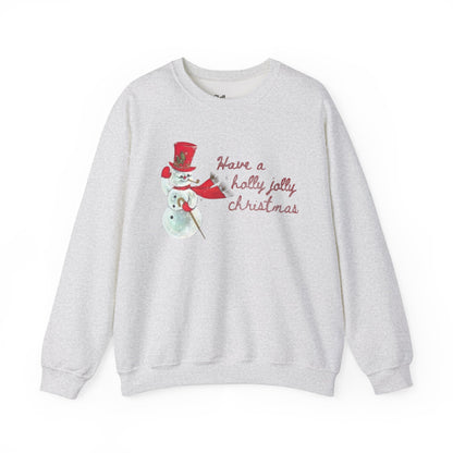 Holly Jolly Snowman Sweatshirt