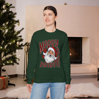 Merry & Bright Santa Crewneck