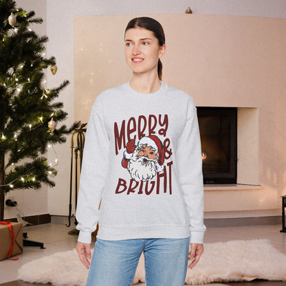 Merry & Bright Santa Crewneck