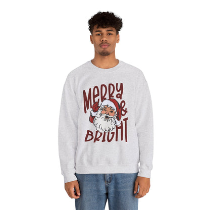 Merry & Bright Santa Crewneck