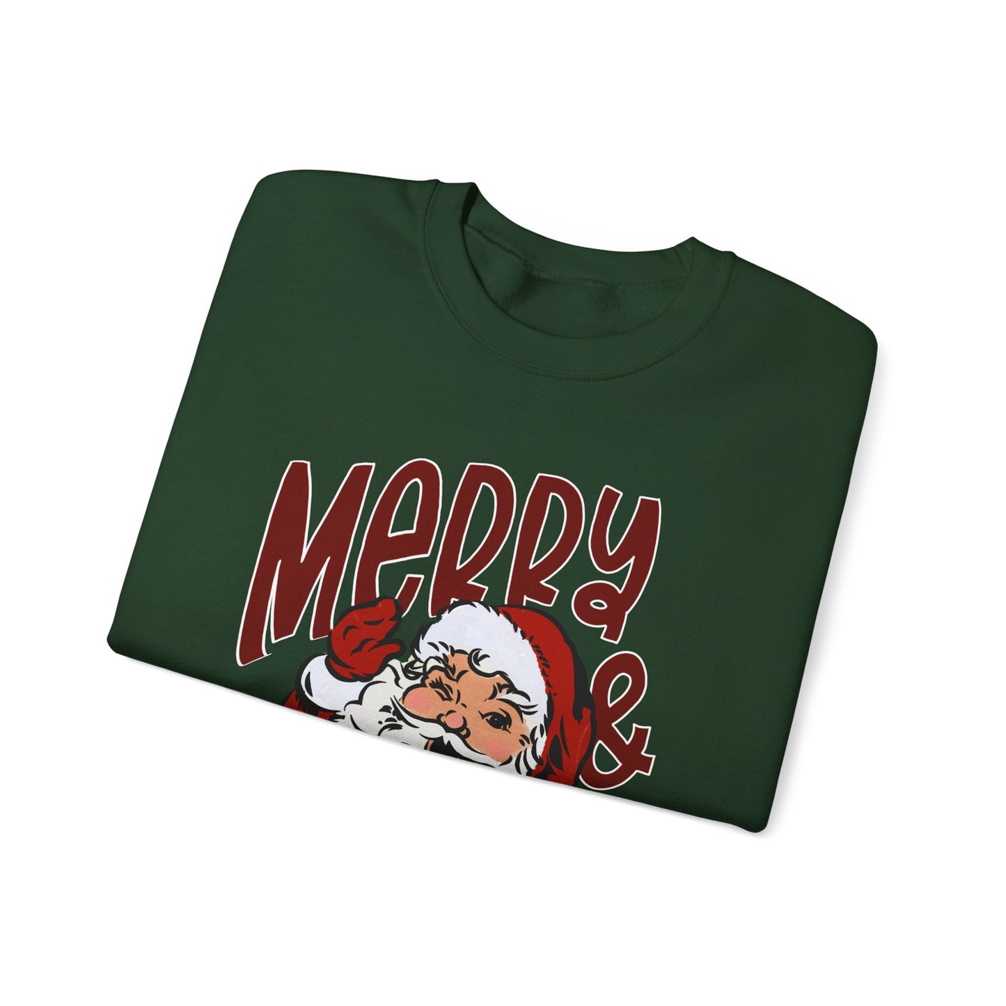 Merry & Bright Santa Crewneck