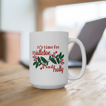 Mistletoe and Holly Design