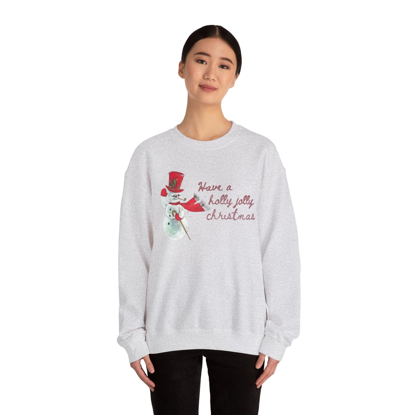 Holly Jolly Snowman Sweatshirt