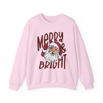 Merry & Bright Santa Crewneck
