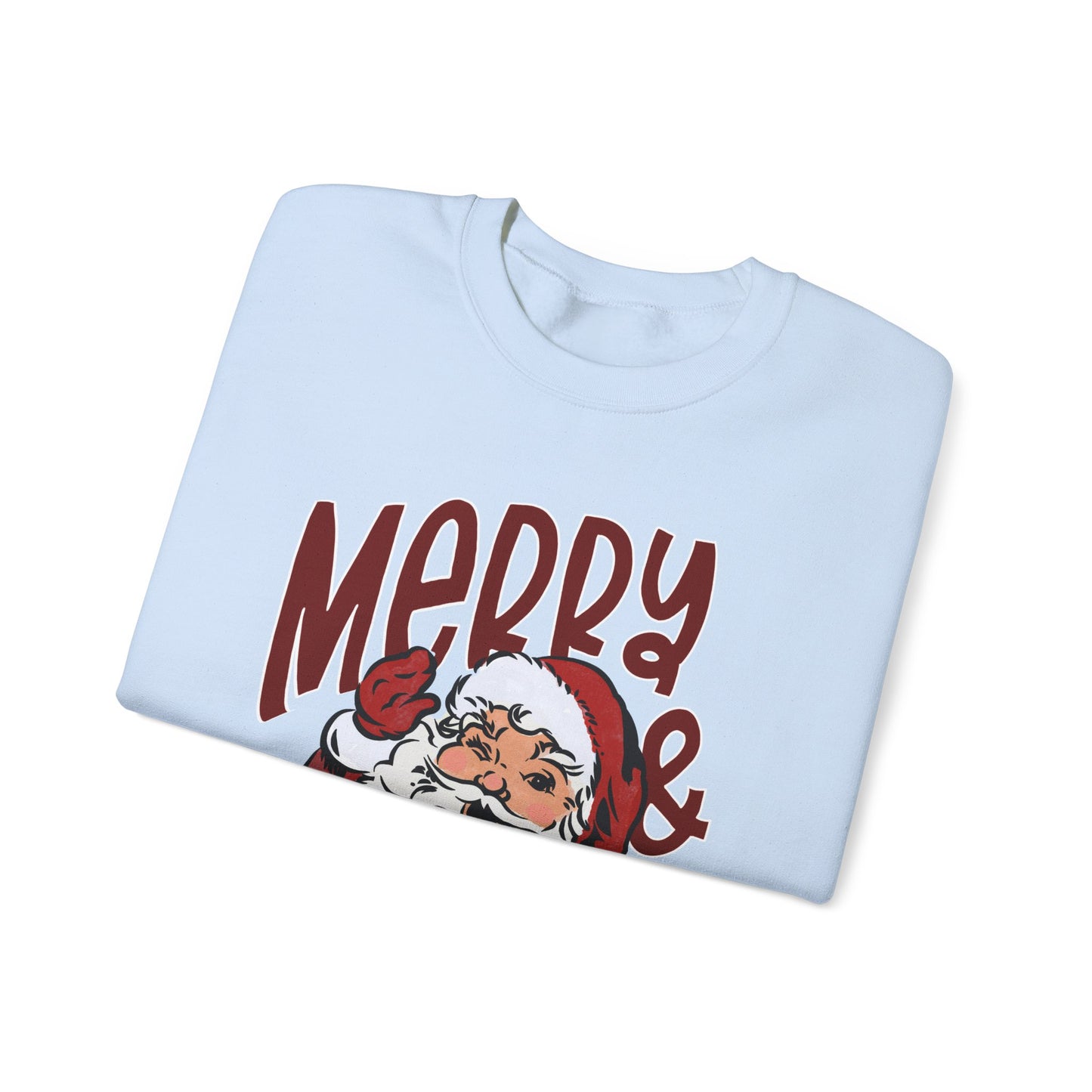 Merry & Bright Santa Crewneck