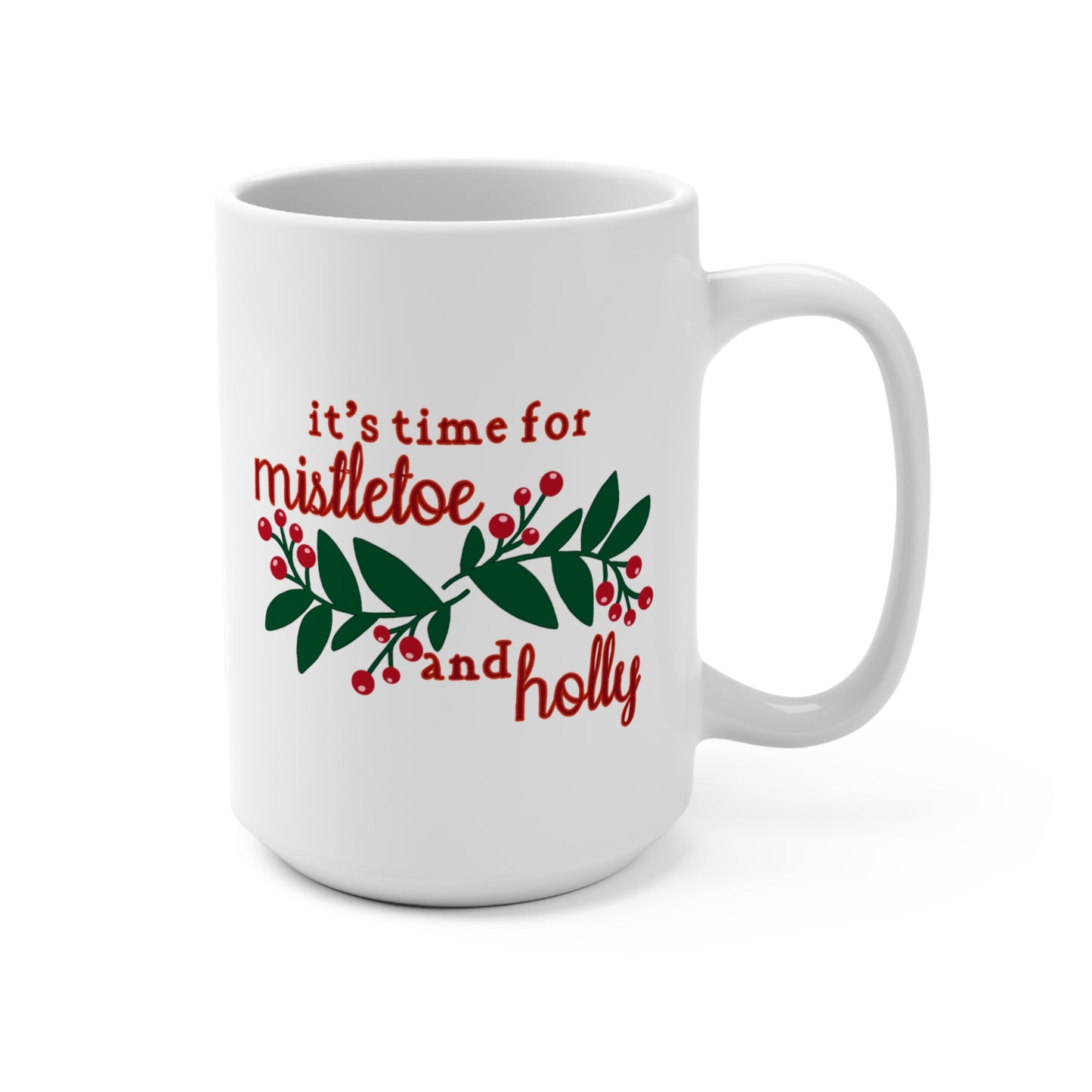 Mistletoe and Holly Design