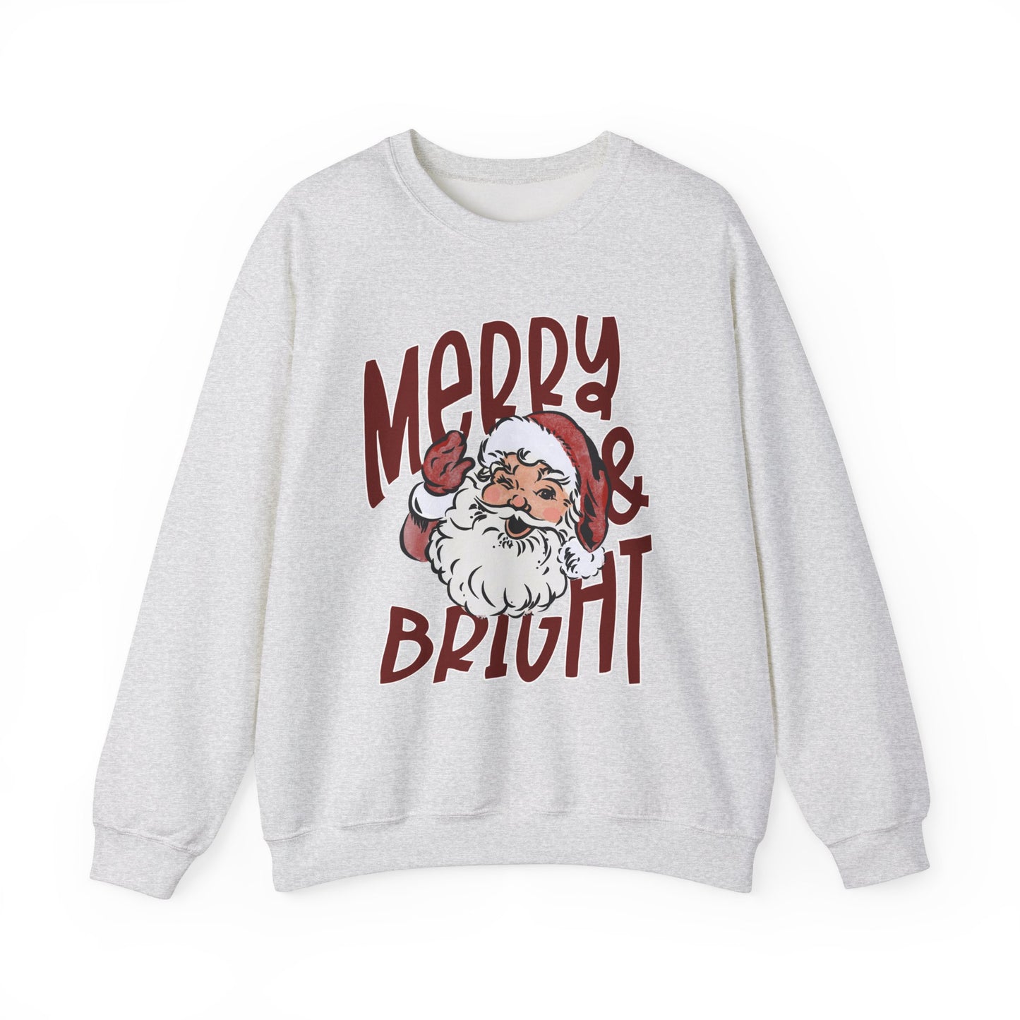 Classic Merry & Bright Santa Sweatshirt