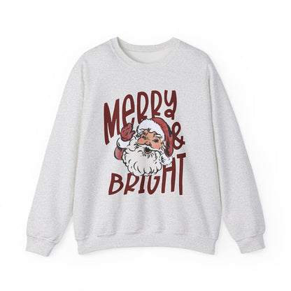 Classic Merry & Bright Santa Sweatshirt